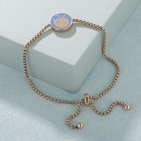 Fashion Constellation Titanium Steel 18K Gold Plated Rose Gold Plated Bracelets In Bulk main image 3