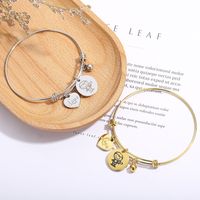 Fashion Simple Retractable Stainless Steel Heart-shaped Couple Bracelet main image 5