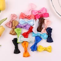 Simple Children's Hair Accessories Sweet Girl Bow Hairpin Set main image 4