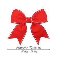 New Children's Bow Hairpin Headwear Candy-dyed Ribbon Hairpin main image 4