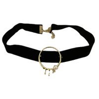 Mode Schwarze Halskette Barocke Perle Einfache Schlüsselbeinkette Aus Legierung main image 6
