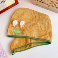 Cartoon Female Coral Fleece Absorbent Quick-drying Turban Thickened Children's Cute Towel sku image 3
