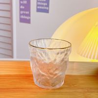 Glacier Pattern Glass Household Water Cup Female Summer Juice Coffee Beer Mug sku image 1