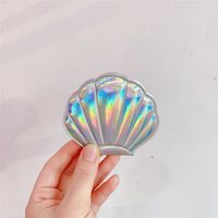 Laser Color Girl Bling Portable Double-sided Makeup Mirror Accessories sku image 1