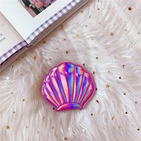 Laser Color Girl Bling Portable Double-sided Makeup Mirror Accessories sku image 2