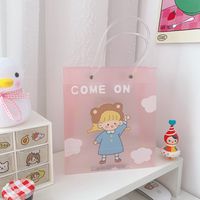 Cute New Cartoon Girl Portable Shopping Packaging Gift Bag Storage sku image 6