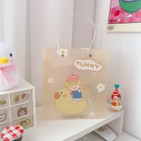 Cute New Cartoon Girl Portable Shopping Packaging Gift Bag Storage sku image 7