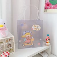 Cute New Cartoon Girl Portable Shopping Packaging Gift Bag Storage sku image 8
