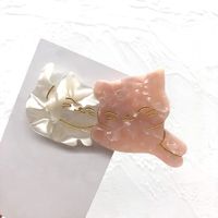 Korean Cute Couple Stitching Cat Duckbill Clip Korean Hairpin sku image 1