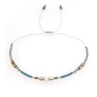 New Suit Bohemian National Style Tila Glass Beads Hand-beaded Bracelet sku image 2