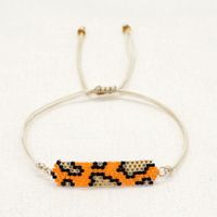 New Miyuki Beads Woven Leopard Print Friendship Rope Small Bracelet sku image 4