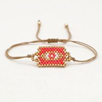 New Retro Ethnic Style Miyuki Beads Woven Geometric Bracelet sku image 2