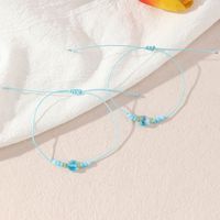 Women's Jewelry Cardboard Bracelet Color Crystal Pendant Two-piece Bracelet sku image 5