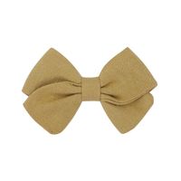 Children's Hair Accessories Simple Bow Ponytail Clip Solid Color Fabric Hair Clip sku image 3