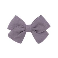 Children's Hair Accessories Simple Bow Ponytail Clip Solid Color Fabric Hair Clip sku image 4