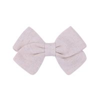 Children's Hair Accessories Simple Bow Ponytail Clip Solid Color Fabric Hair Clip sku image 12