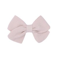 Children's Hair Accessories Simple Bow Ponytail Clip Solid Color Fabric Hair Clip sku image 17
