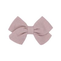 Children's Hair Accessories Simple Bow Ponytail Clip Solid Color Fabric Hair Clip sku image 19