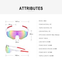 Fashion Colorful Outdoor Cycling Sunglasses Men's Lenses Outdoor Sports Sunglasses main image 3