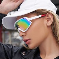 Fashion Colorful Sports Cycling Glasses Men's One-piece Lens Shades Outdoor Sports Sunglasses main image 3