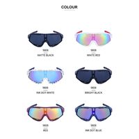Fashion Colorful Sports Cycling Glasses Men's One-piece Lens Shades Outdoor Sports Sunglasses main image 6