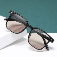 Fashion Men's Ins Korean Style Tr Polarized Sunglasses Retro Square Glasses main image 3
