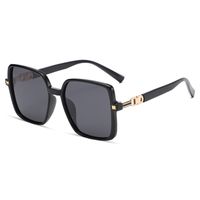 Retro Tr90 Square Sunglasses Korean Style Large-frame Sunglasses main image 6