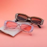 New Fashion Diamond-encrusted Square Sunglasses main image 5