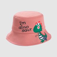 Dinosaur Cartoon Children's Boys And Girls Sunshade Hat sku image 4