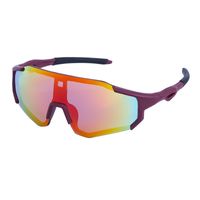 Fashion Colorful Outdoor Cycling Sunglasses Men's Lenses Outdoor Sports Sunglasses sku image 9