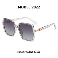 Retro Tr90 Square Sunglasses Korean Style Large-frame Sunglasses sku image 7