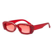 New Fashion Diamond-encrusted Square Sunglasses sku image 9