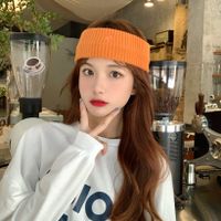 Autumn New Letter Knitted Sports Female Wide-brimmed Hairband Accessories sku image 2