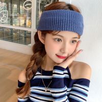 Autumn New Letter Knitted Sports Female Wide-brimmed Hairband Accessories sku image 8