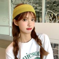 Autumn New Letter Knitted Sports Female Wide-brimmed Hairband Accessories sku image 5