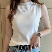 T-shirts Simple Style Solid Color main image 9
