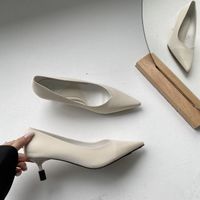 Nouvelle Mode Stiletto Bout Pointu Talons Hauts Bouche Peu Profonde Chaussures Simples Pour Femmes sku image 11