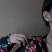 Fashion Cute Flower Pearl Earrings Simple Alloy Earrings main image 3