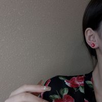 Fashion Cute Flower Pearl Earrings Simple Alloy Earrings main image 4