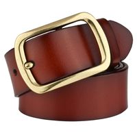 Fashion New Men's Leather Aviation Pure Casual Retro Belt main image 4