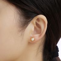 Sweet Flower Titanium Steel Ear Studs Stainless Steel Earrings 1 Piece main image 3