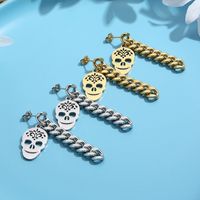 Fashion Geometric Plating Stainless Steel No Inlaid 18K Gold Plated Earrings main image 4