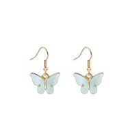Shell Butterfly Fashion Color Gradient Alloy Earrings main image 6