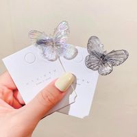 Butterfly Female Sweet Bangs Broken Hair Duckbill Clip Headwear main image 4