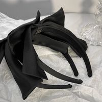 2022 New Black Big Bow Headband Hair Accessories main image 5