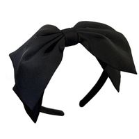 2022 Nouveaux Accessoires De Cheveux Bandeau Grand Arc Noir main image 6