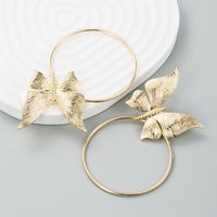 Boucles D&#39;oreilles En Gros Minimalistes Féminines Papillon En Alliage De Mode main image 5