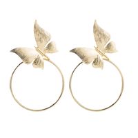 Fashion Alloy Butterfly Female Minimalist Wholesale Earrings main image 6