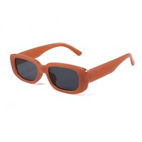 Fashion Geometric Leopard Stripe Small Square Frame Uv Protection Children's Sunglasses Wholesale sku image 2
