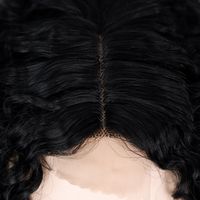 Black Women's Wig Medium Long Curly Hair Headgear Wigs main image 8